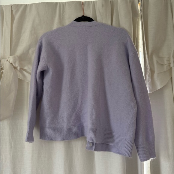 Lavender Cardigan Sweater - Picture 2 of 3